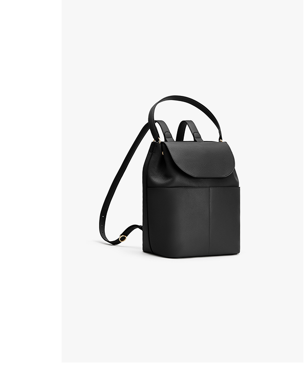 Leather Backpack 13-Inch Black