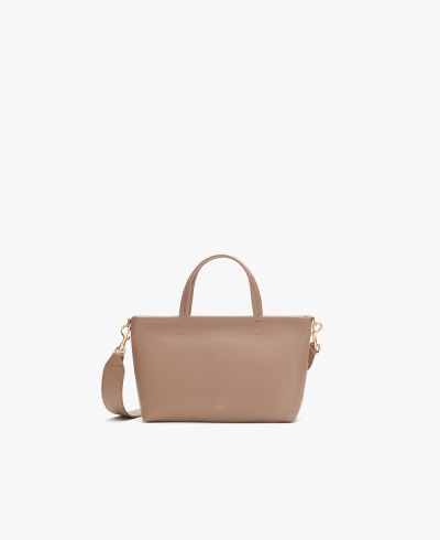 Mini Easy Zipper Tote Cappuccino