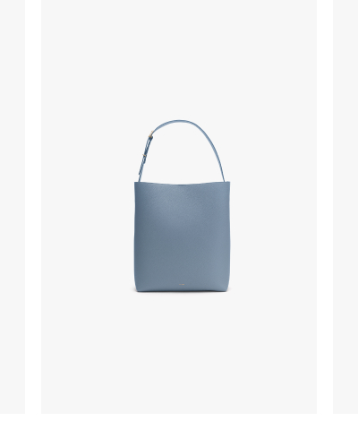 Oversized Linea Bucket Bag Azure
