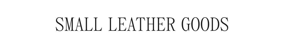 SMALL LEATHER GOODS