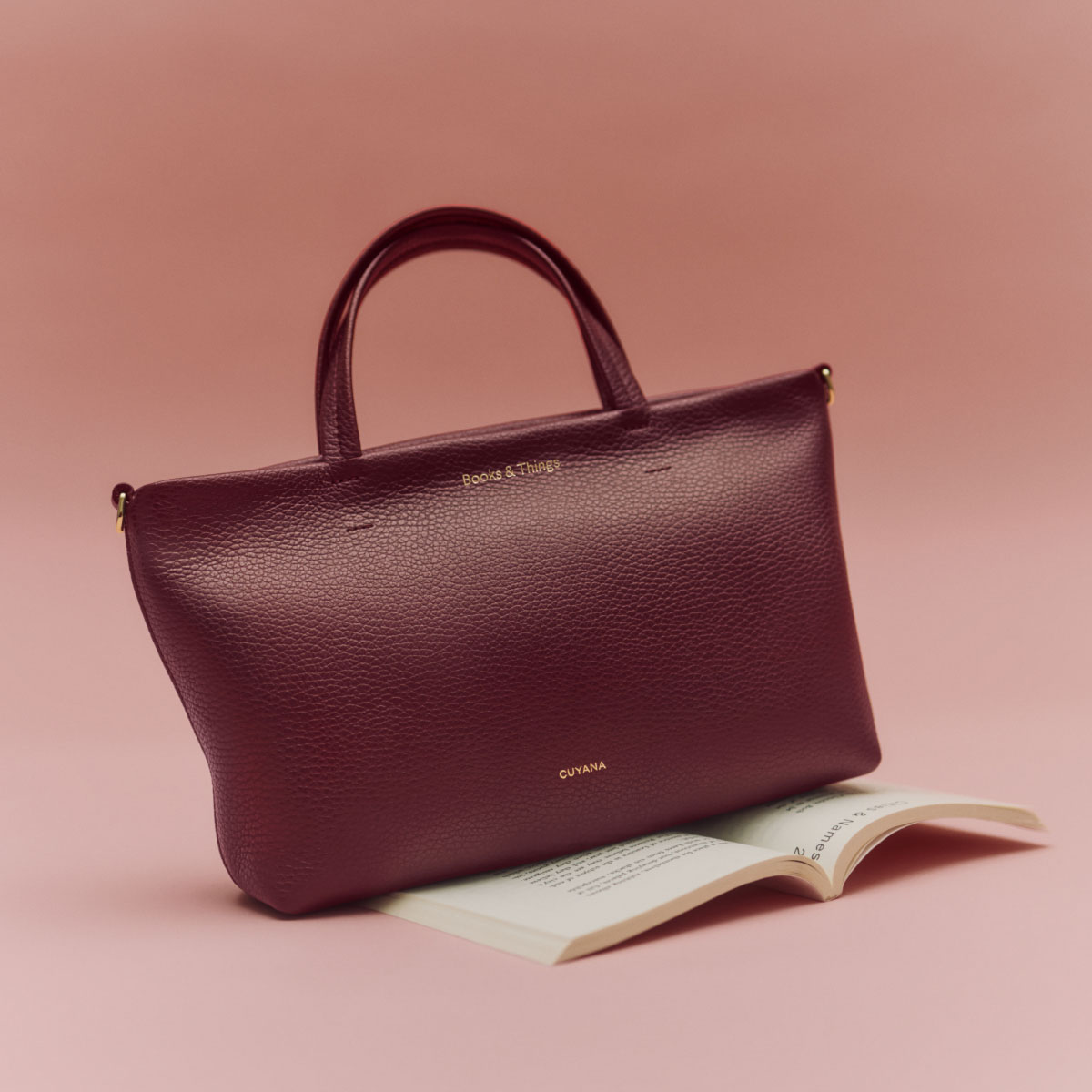 Mini Easy Zipper Tote Cuyana x Reese's Book Club