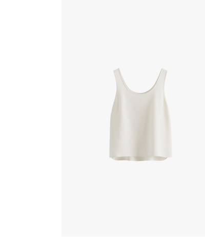 Silk Tank White