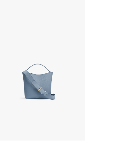 Mini Linea Bucket Bag Ecru
