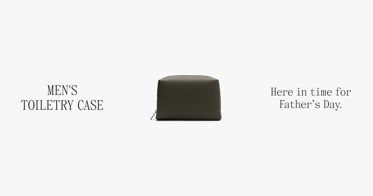 MEN'S TOILETRY CASE Here in time for Father's Day.