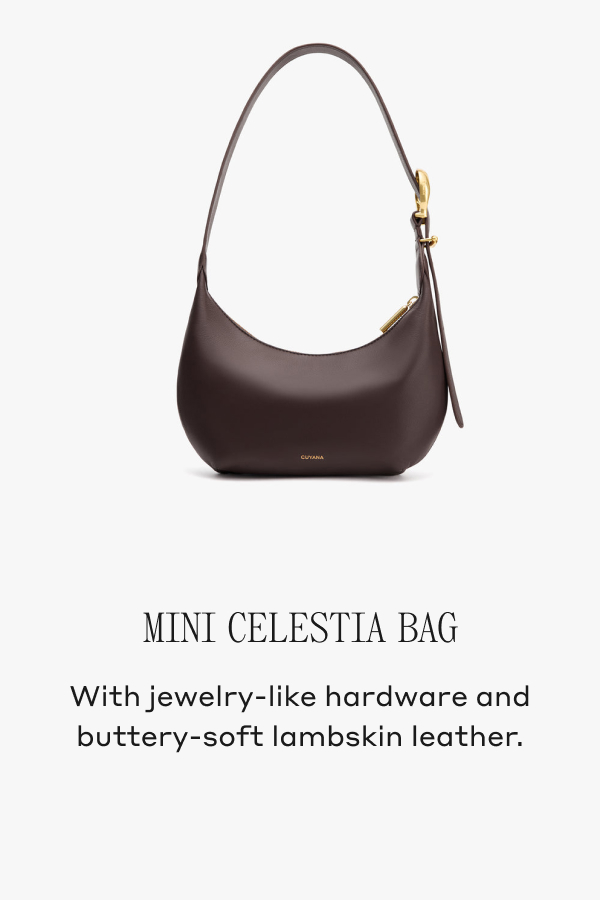 MINI CELESTIA BAG With jewelry-like hardware and buttery-soft lambskin leather.