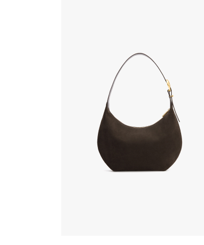 Celestia Shoulder Bag Mocha Suede