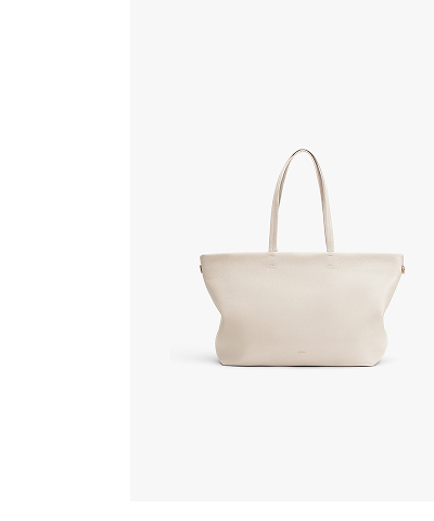 Classic Easy Zipper Tote Ecru