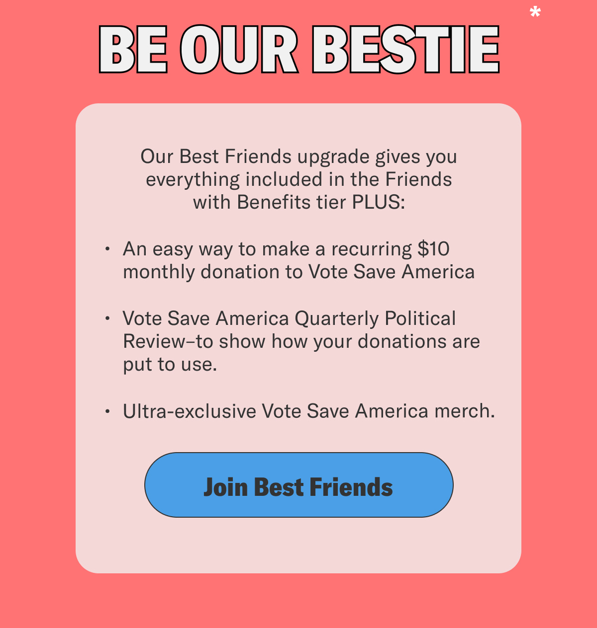 Be Our Bestie | JOIN BEST FRIENDS