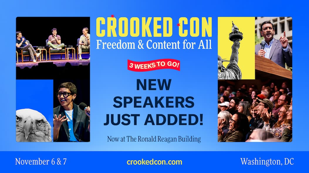 CROOKED CON | NEW SPEAKERS JUST ADDED!