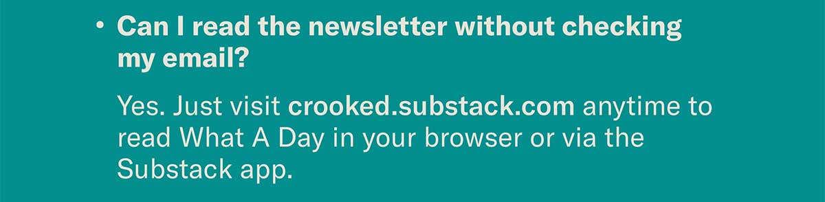 What’s the benefit of having a Substack account? If you do create a free Substack account, you’ll be able to: • Bookmark past newsletters • Comment and interact • Get push notifications via the app • Upgrade for bonus content