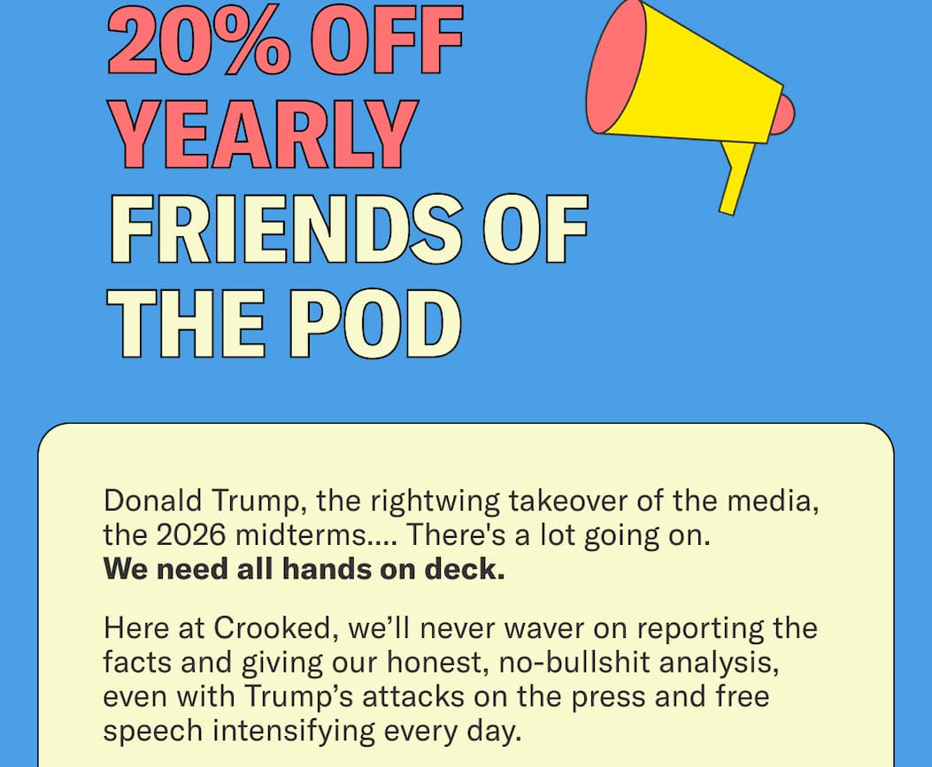 20% Off Yearly Friends of the Pod 