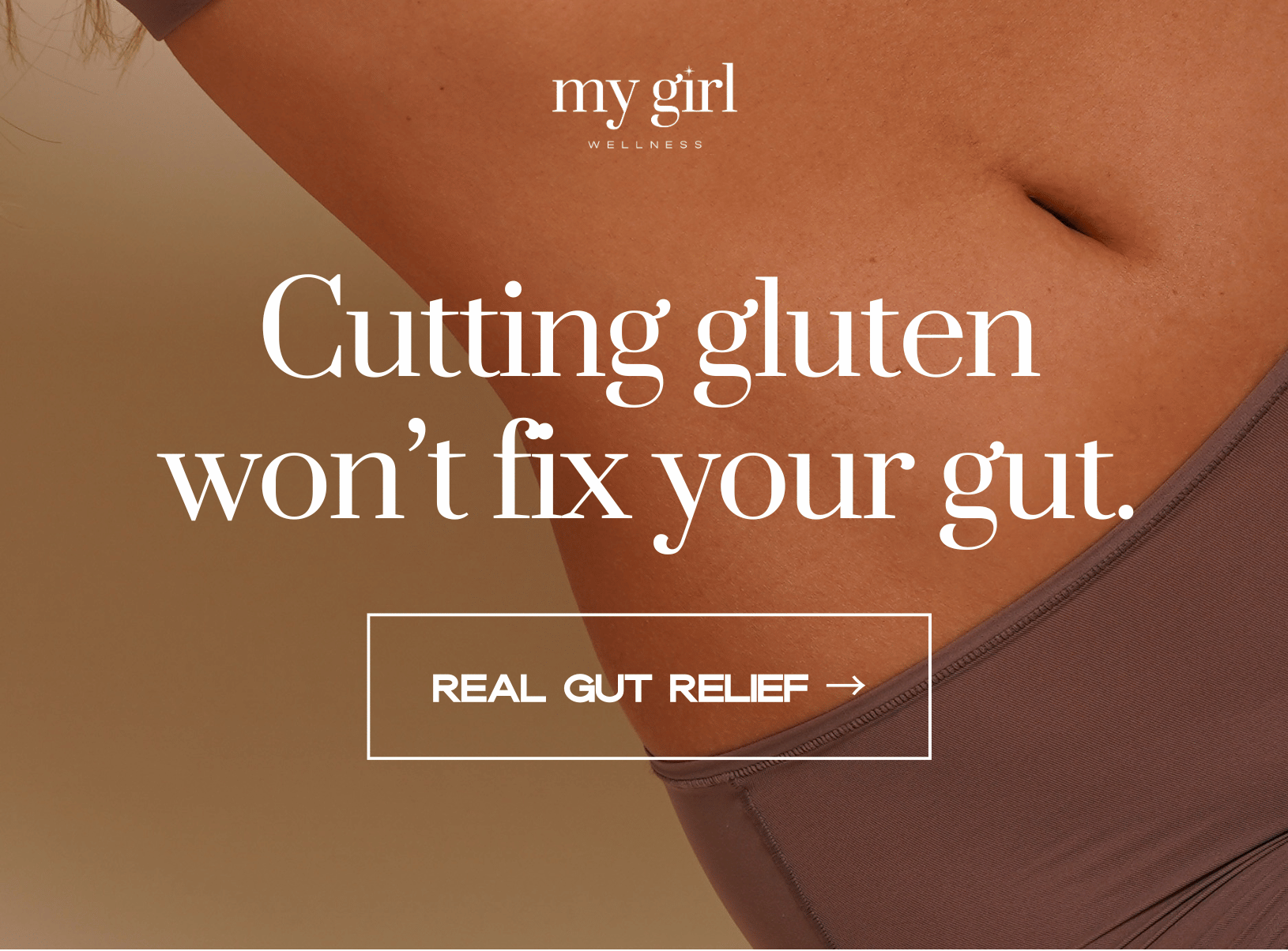 Cutting gluten won't fix your gut — real gut relief >>
