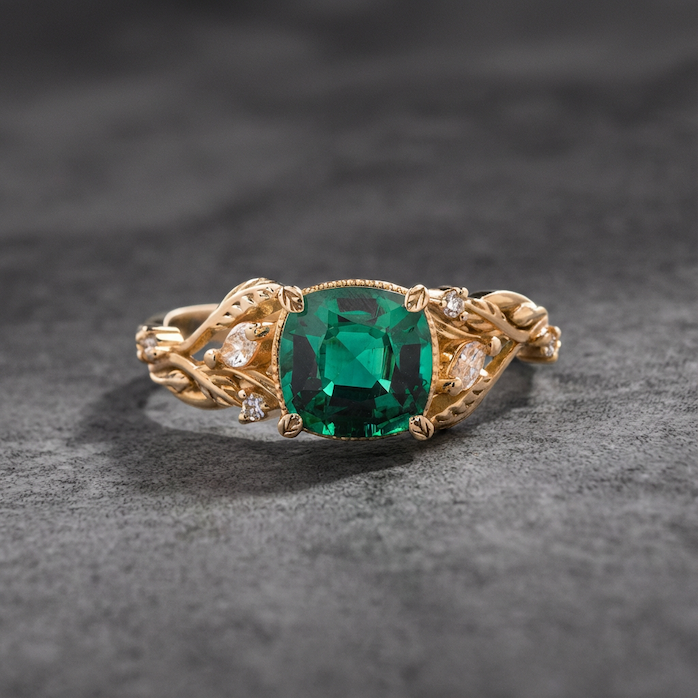 Cushion cut gem