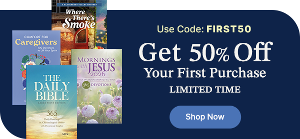 50% Off Your First Purchase 
