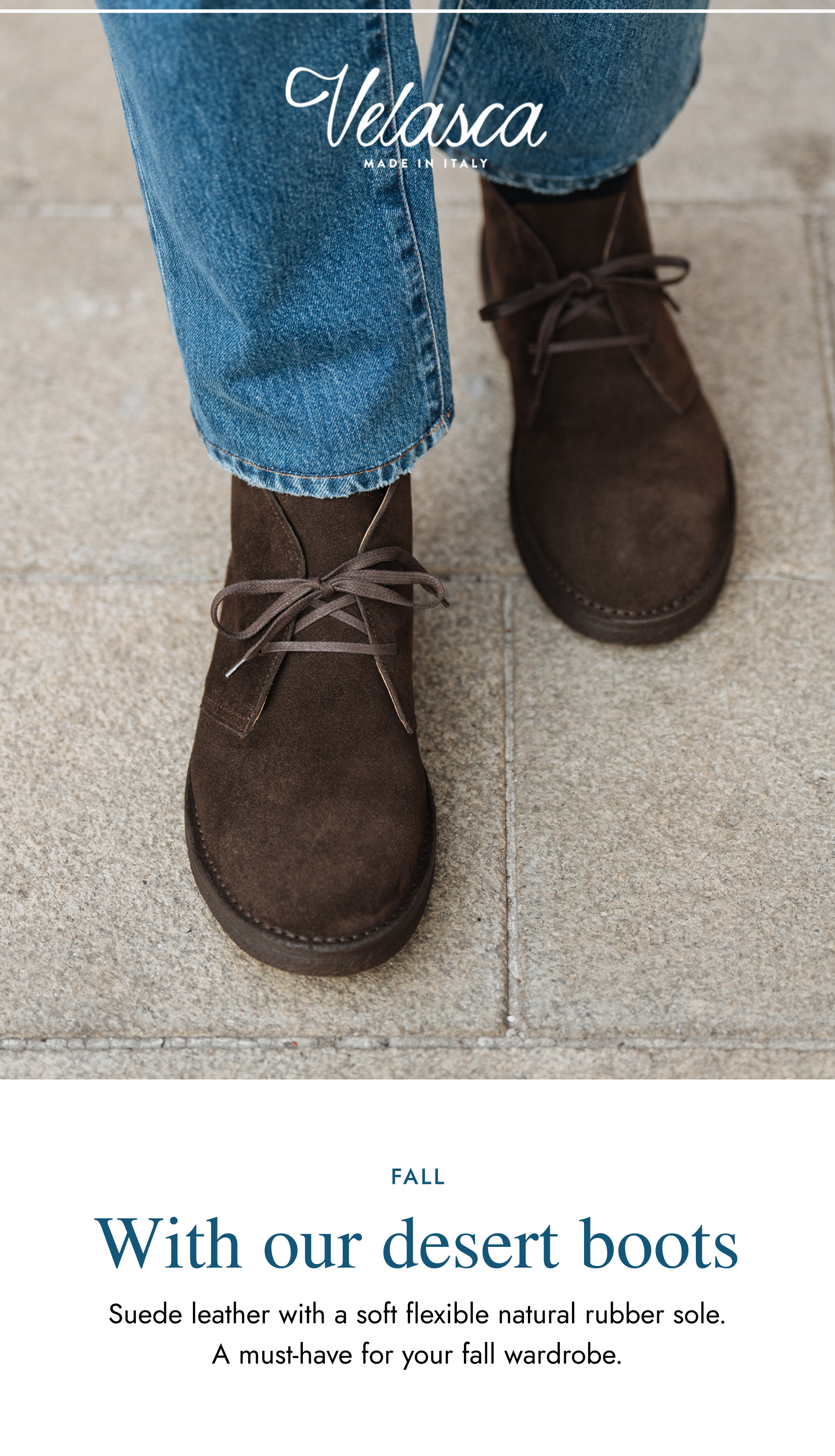 Suede leather with 