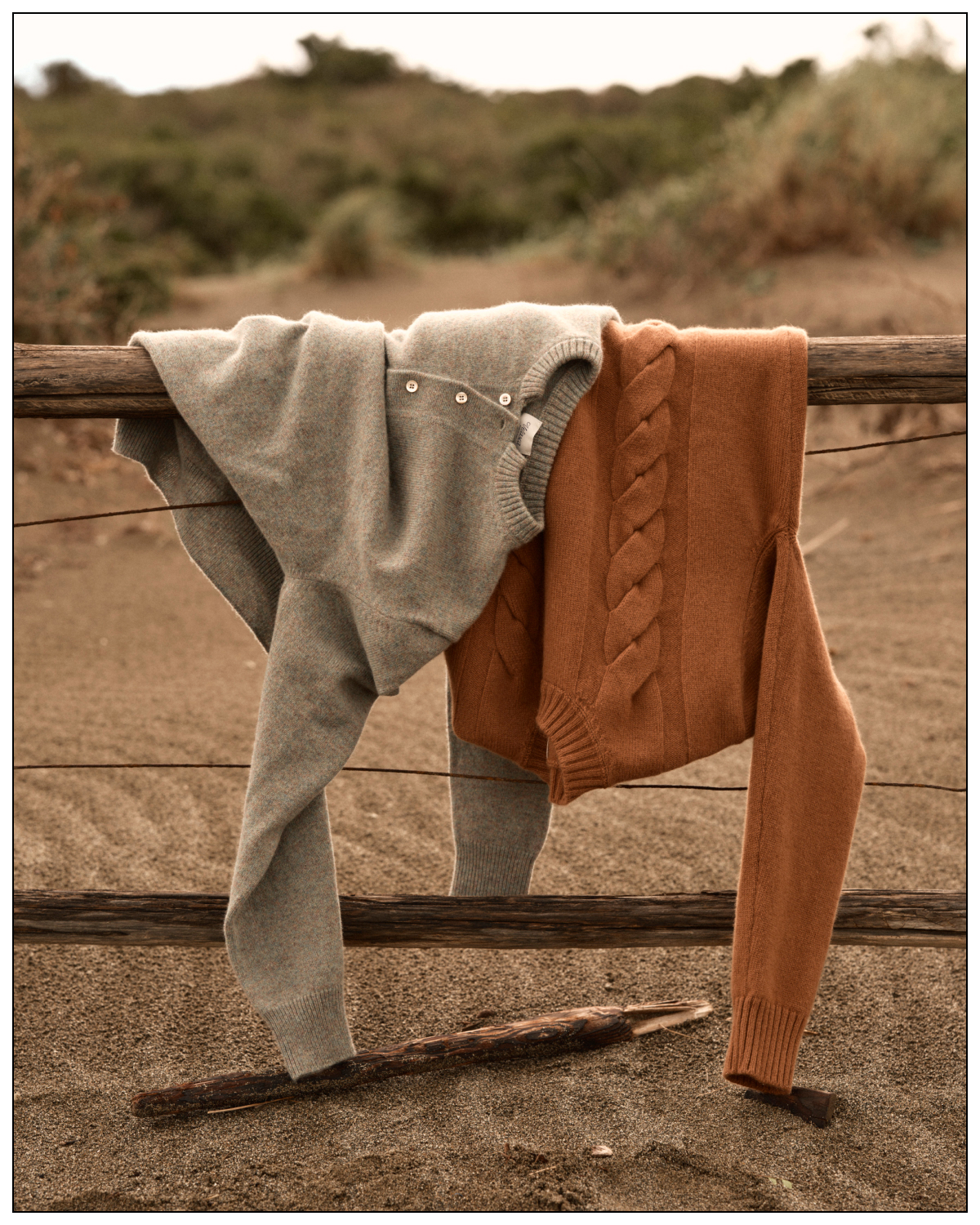 of the dunes. Pure wool, 