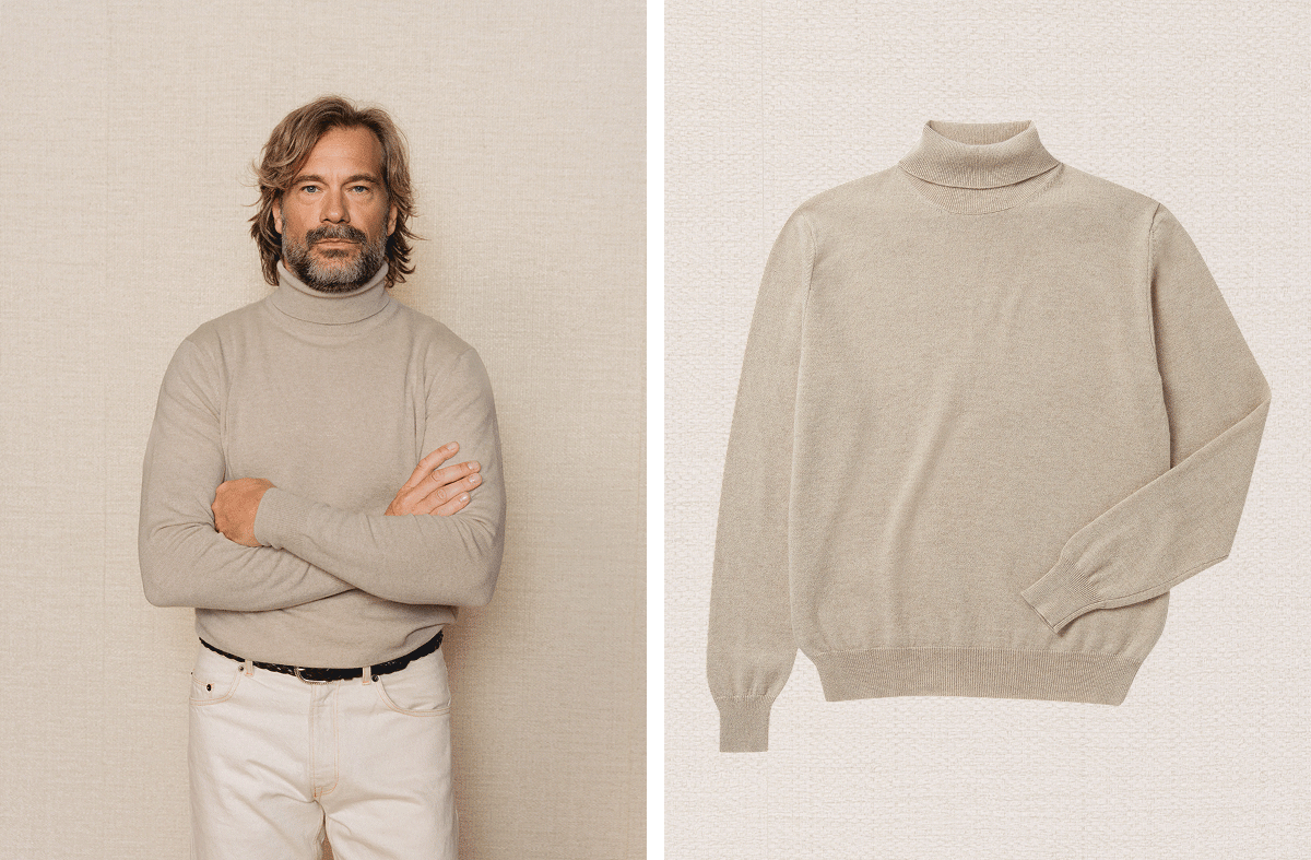 or pure cashmere. 