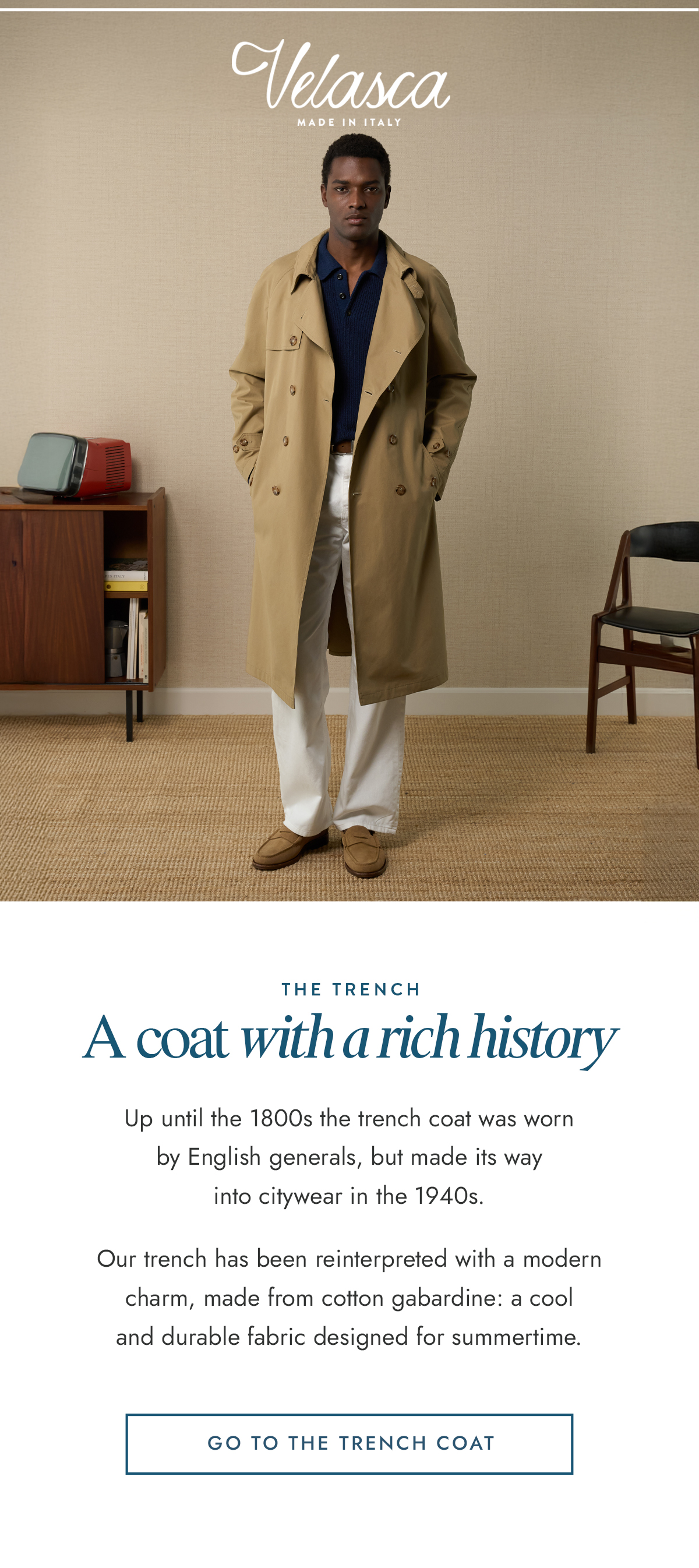 Up until the 1800s the trench coat was   