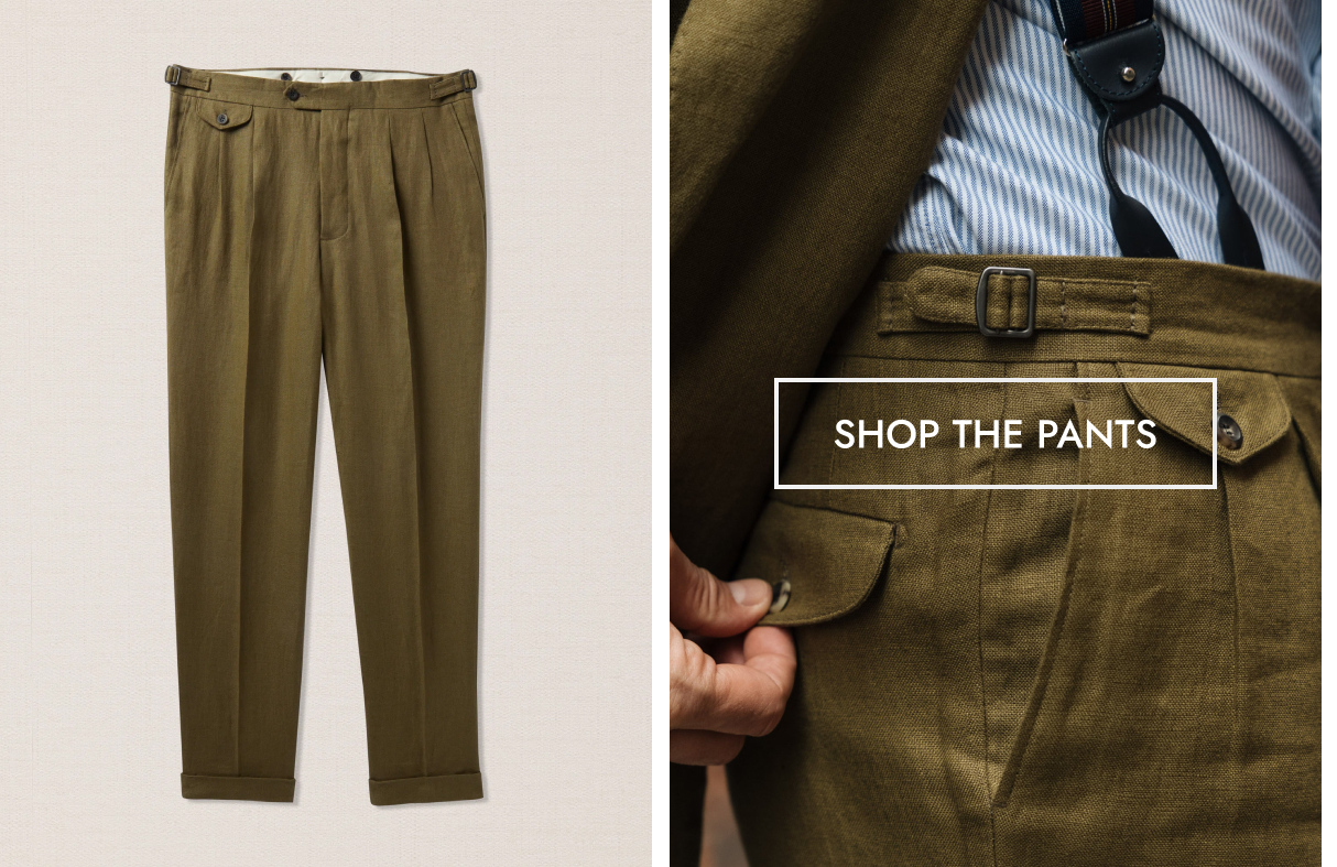 or single pleats, designed