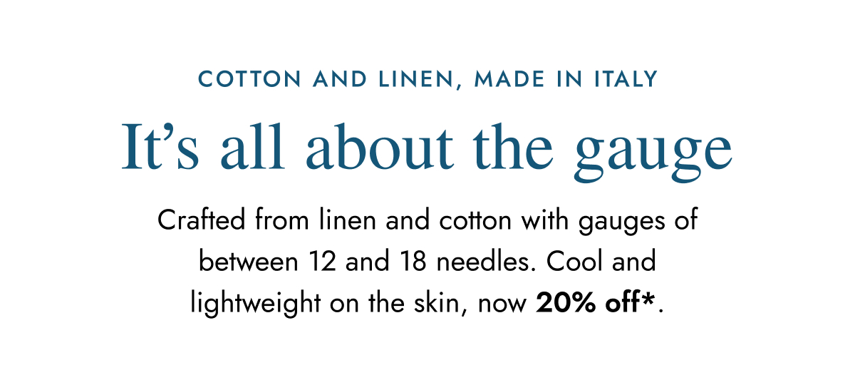 and cotton with gauges 