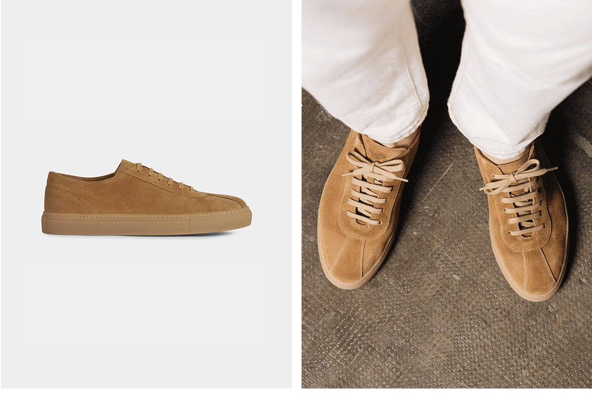 this sneaker is worked on in reverse,