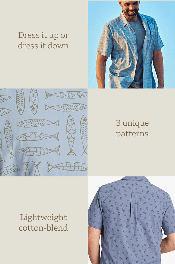 Introducing the Camp Shirt 🌴 Life Is Good