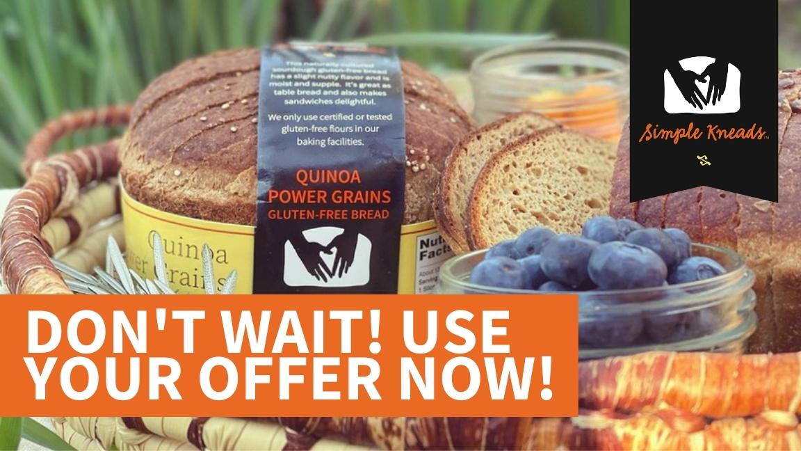 Don't let your offer go to waste! Simple Kneads