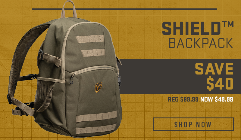 Save $40 on Shield Backpack