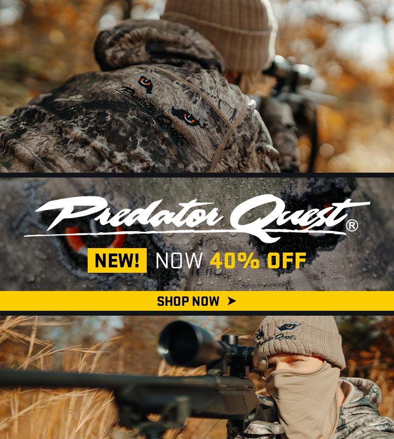 The AllNew Predator Quest Series is 40 off! Blocker Outdoors