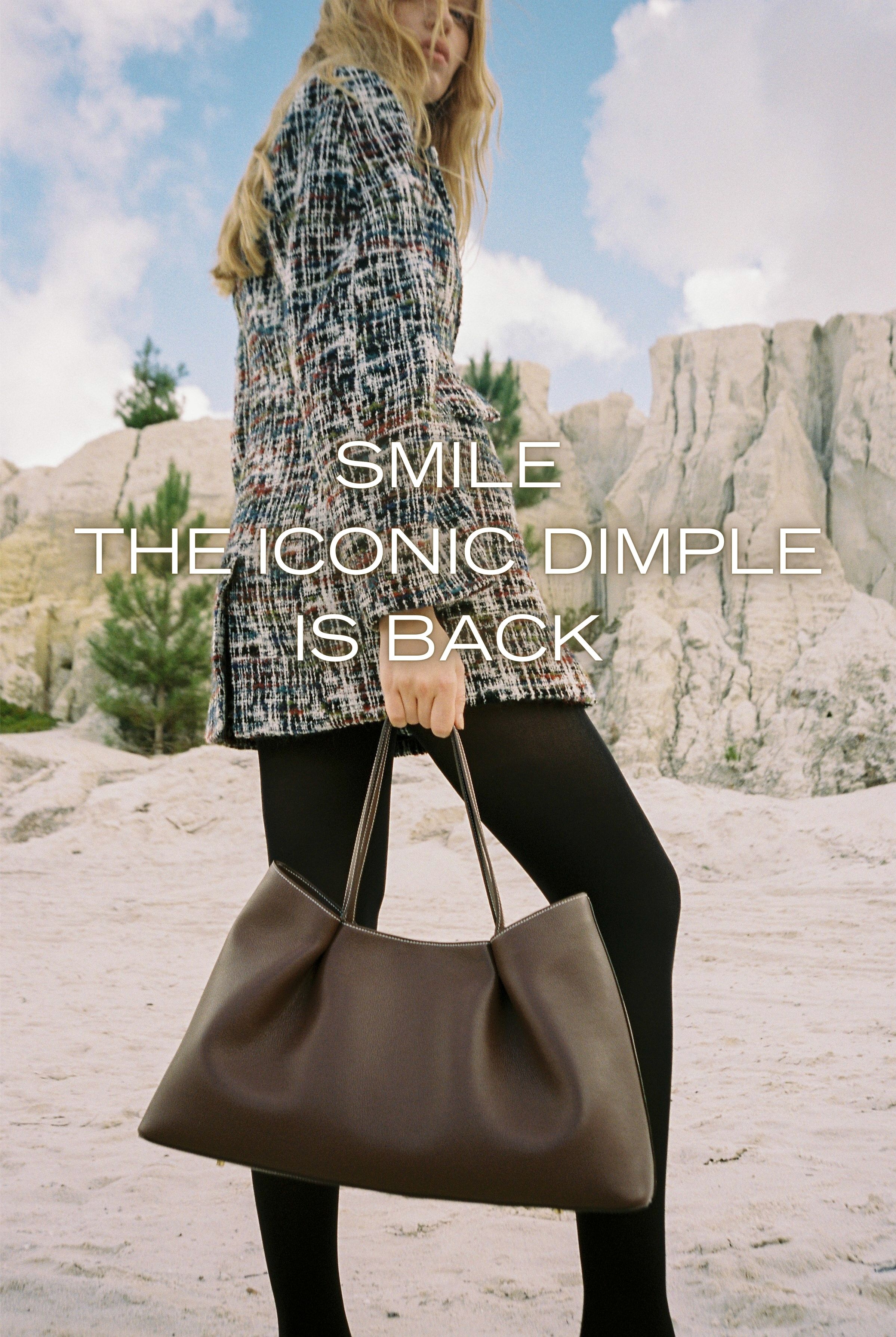 ☆本日限定価格 美品 Elleme Dimple Leather Black Dimple Leather Black - Designer Leather Handbag - Elleme