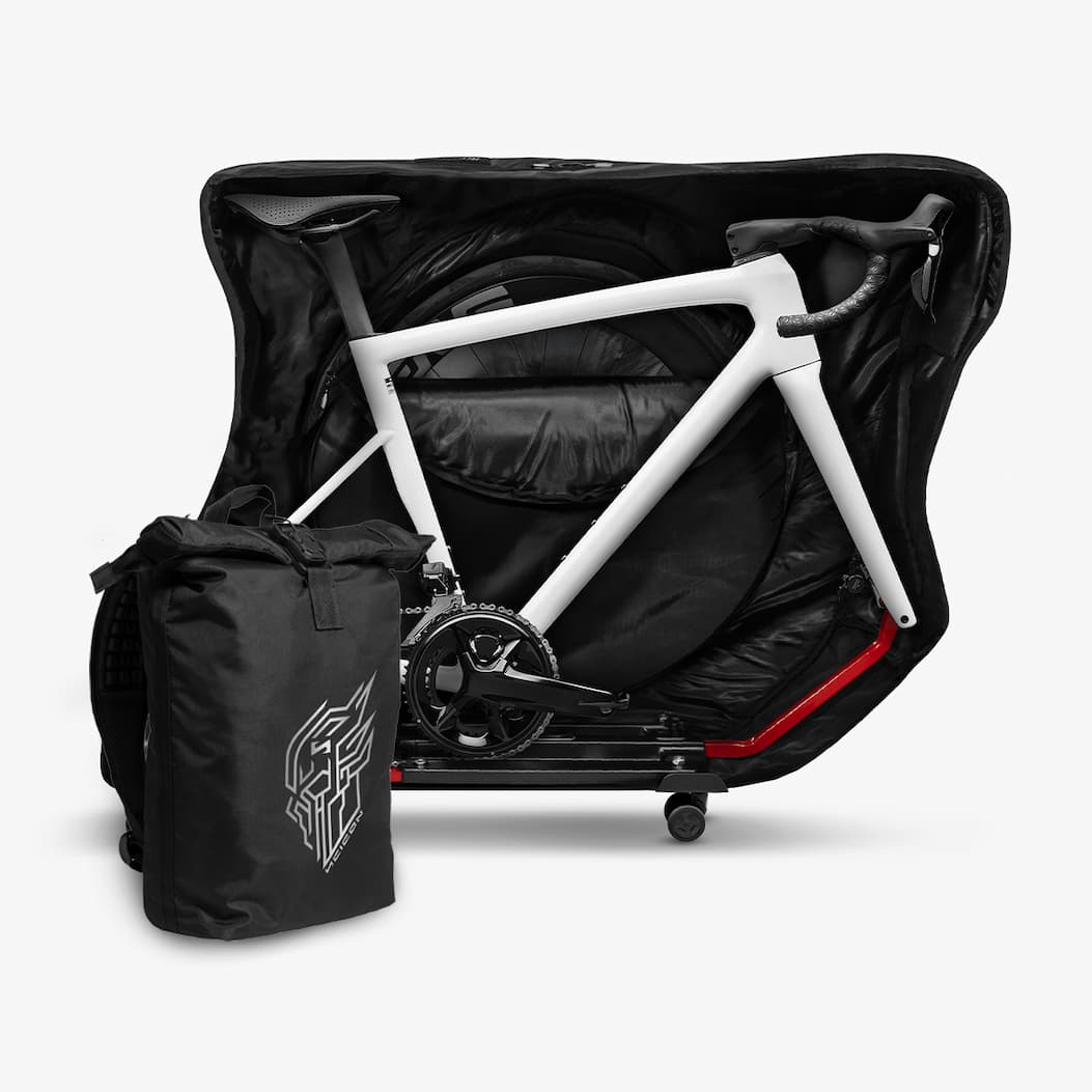 Black Aerocomfort 3.0 Road Bike Travel Bag | Scicon Sports