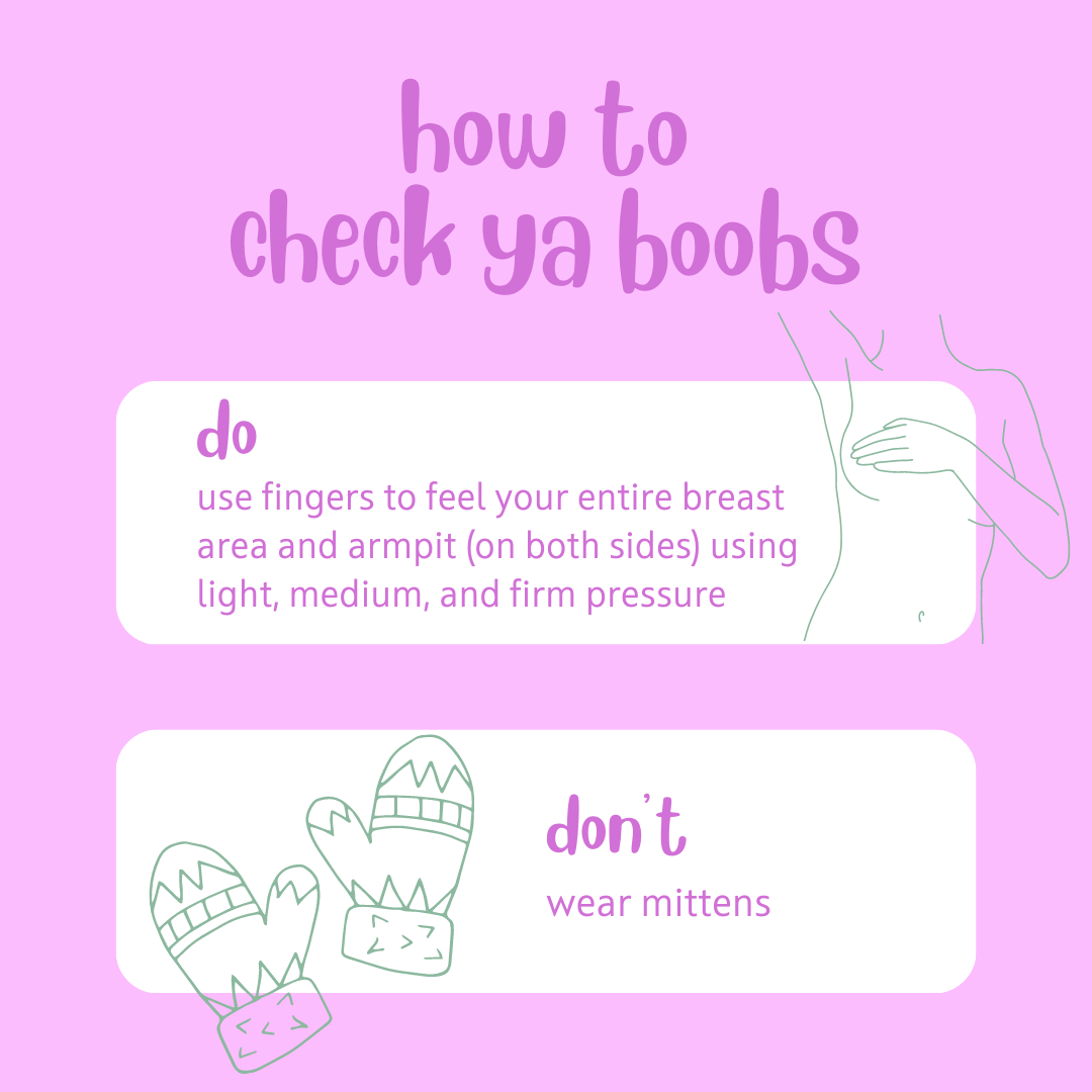 self breast exam dos and don'ts