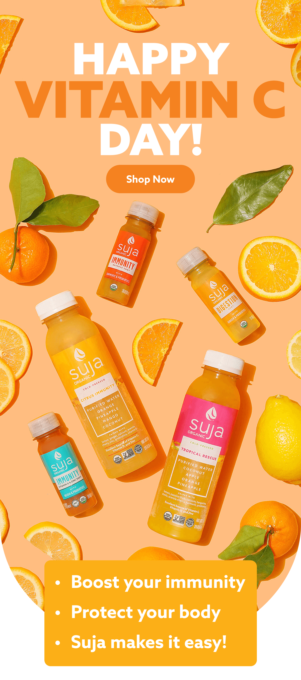 Vitamin C Day is here! Suja Juice Organic