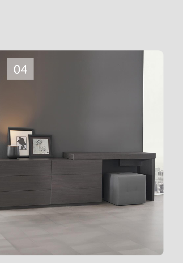 4. Stone Dresser with Sofia Makeup Unit