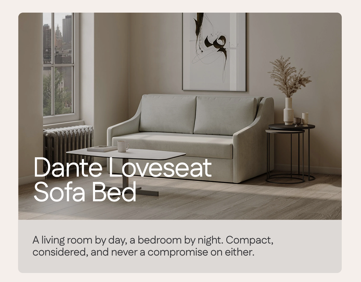 Shop: Dante Loveseat Sofa Bed.