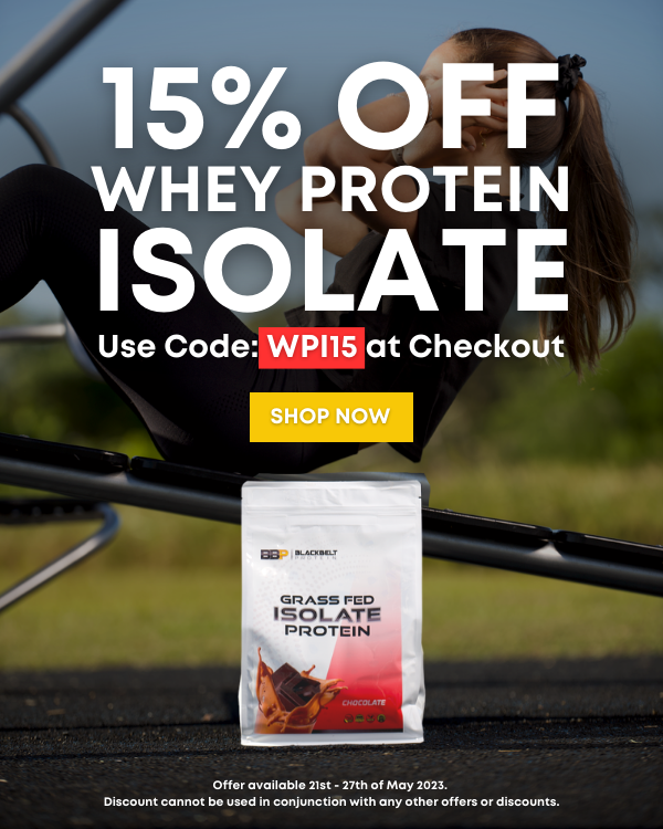 💪 15 OFF WHEY PROTEIN ISOLATE BlackBelt Protein