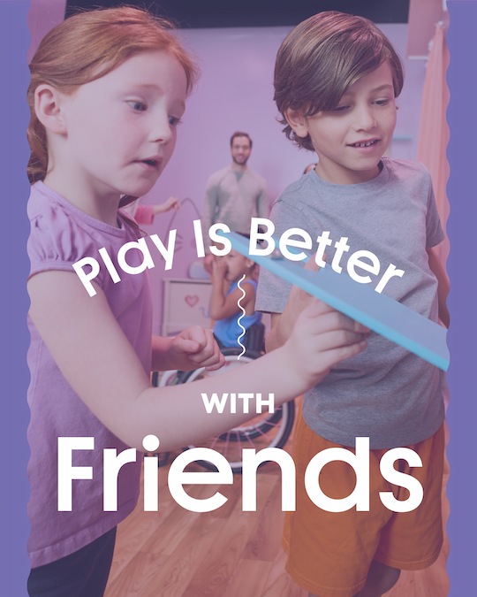 Play is better with friends - Sensory Friendly Show every week!