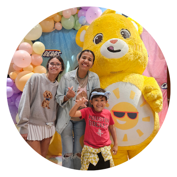 sunshine bear at CAMP