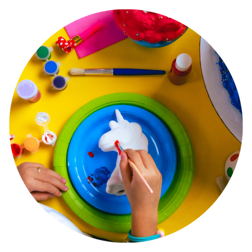 Pick your ceramic and paint it!