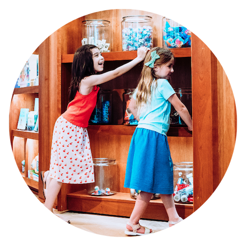 Play behind the magic door