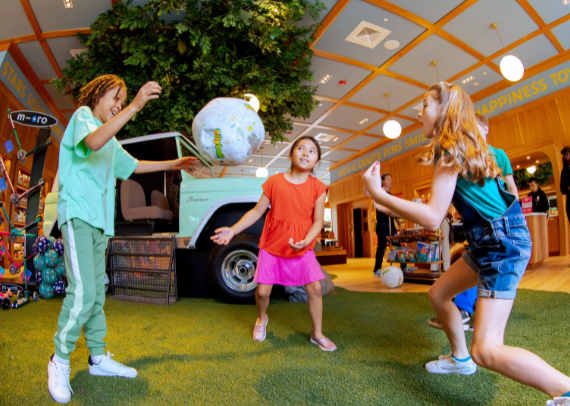 Bring the kids to play inside CAMP