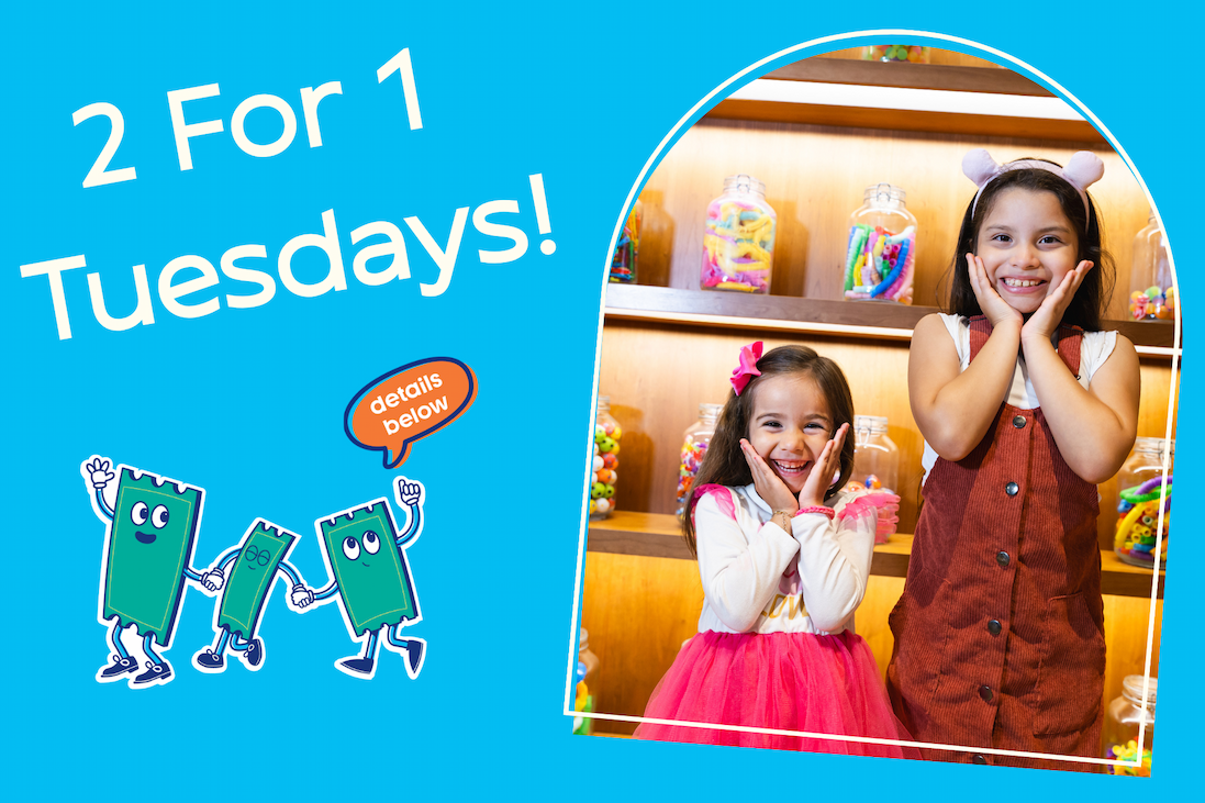 SPECIAL DEAL: 2 FOR 1 TUESDAYS!