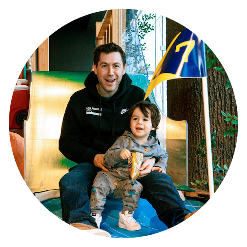 Dads have fun at CAMP too! 