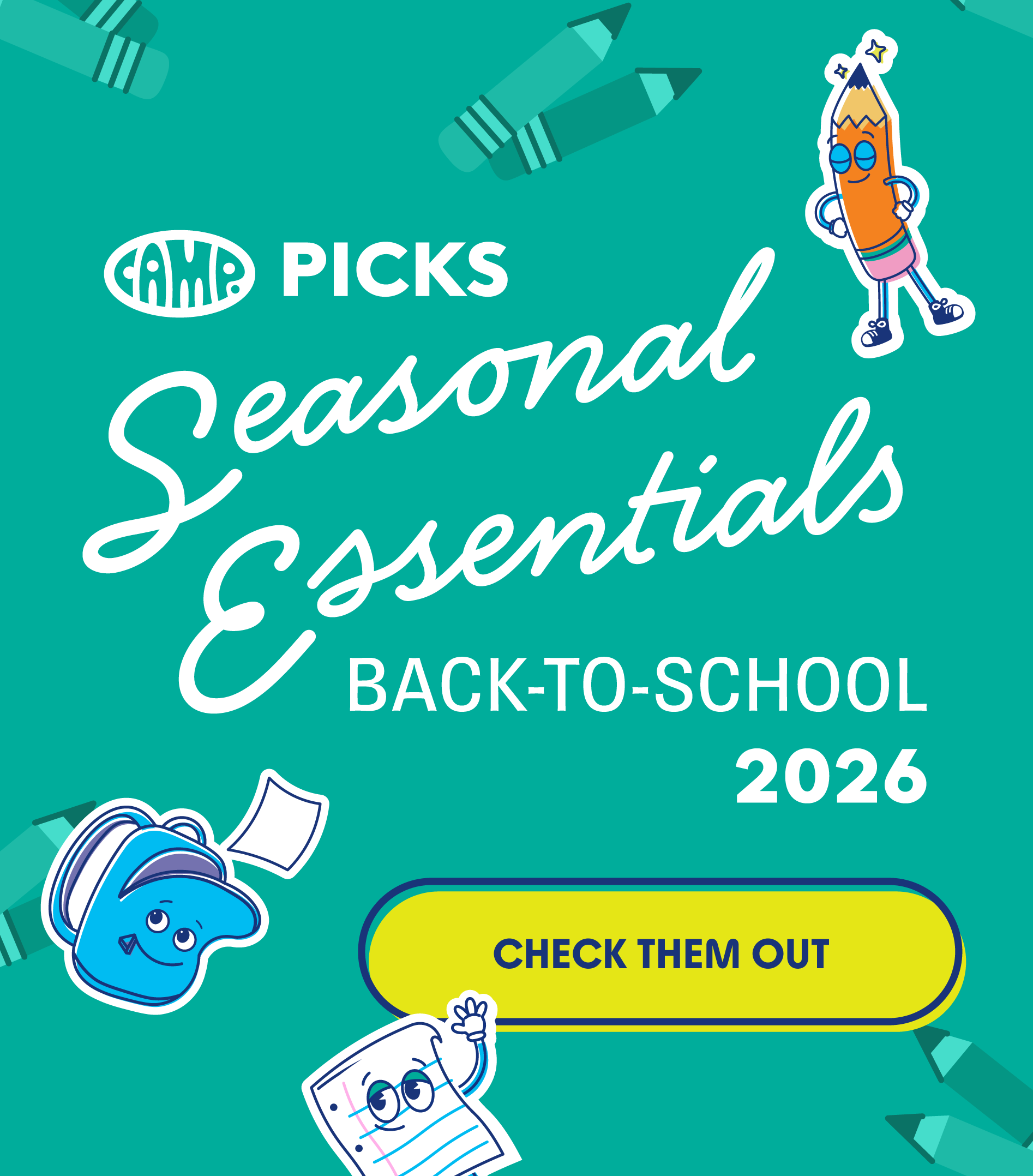 CAMP's Back To School Essentials 2026