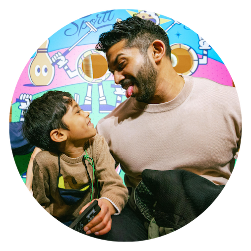 Dads have fun at CAMP too! 