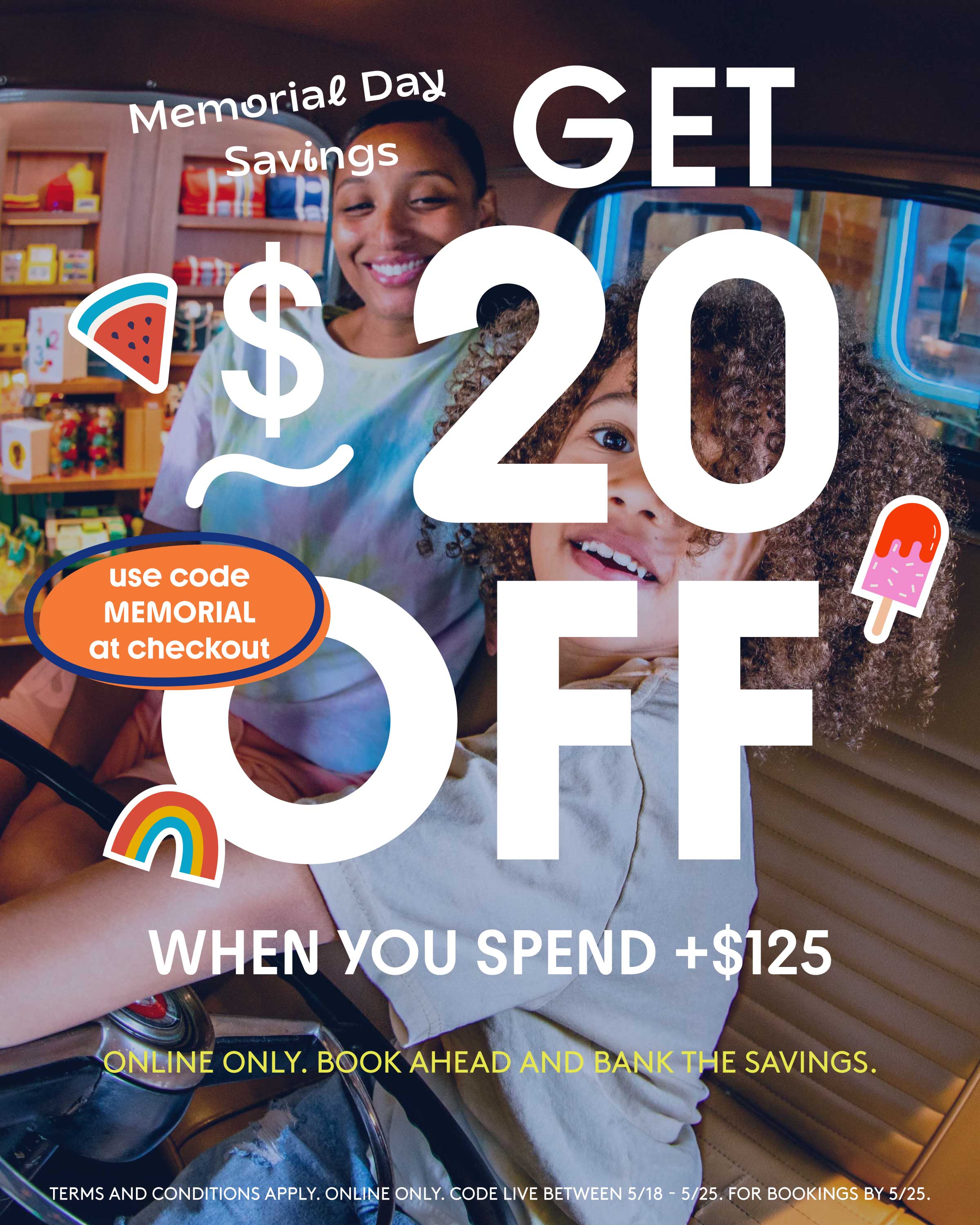 Early access: $20 Off when you spend 125+ 