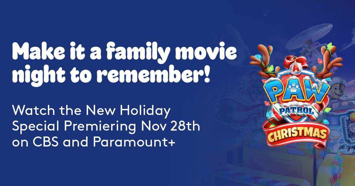 New PAW Patrol Holiday Special Nov 28th