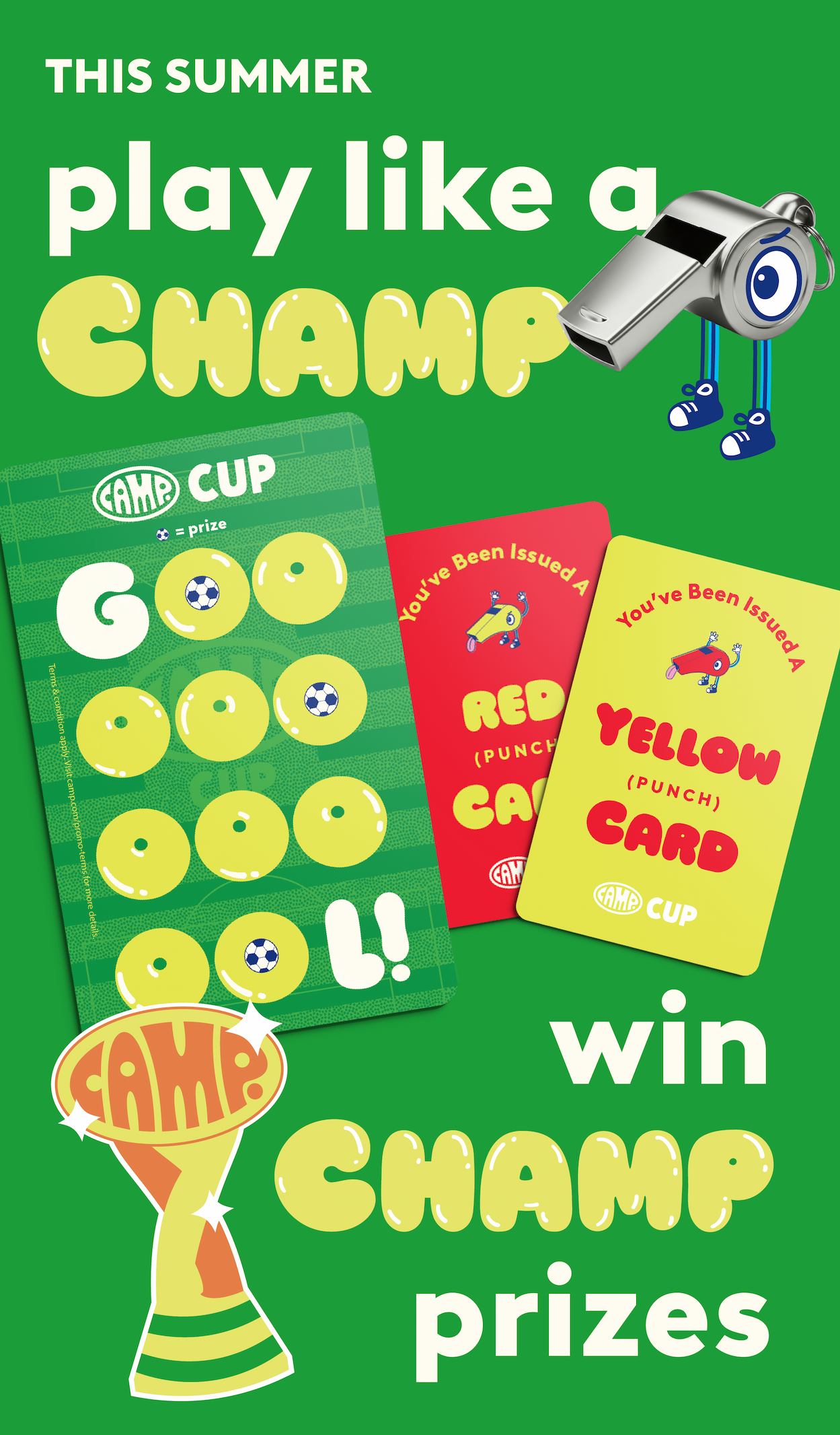 Play like a champ this summer and win prizes! 