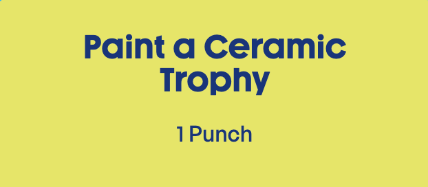 4. Paint a ceramic trophy