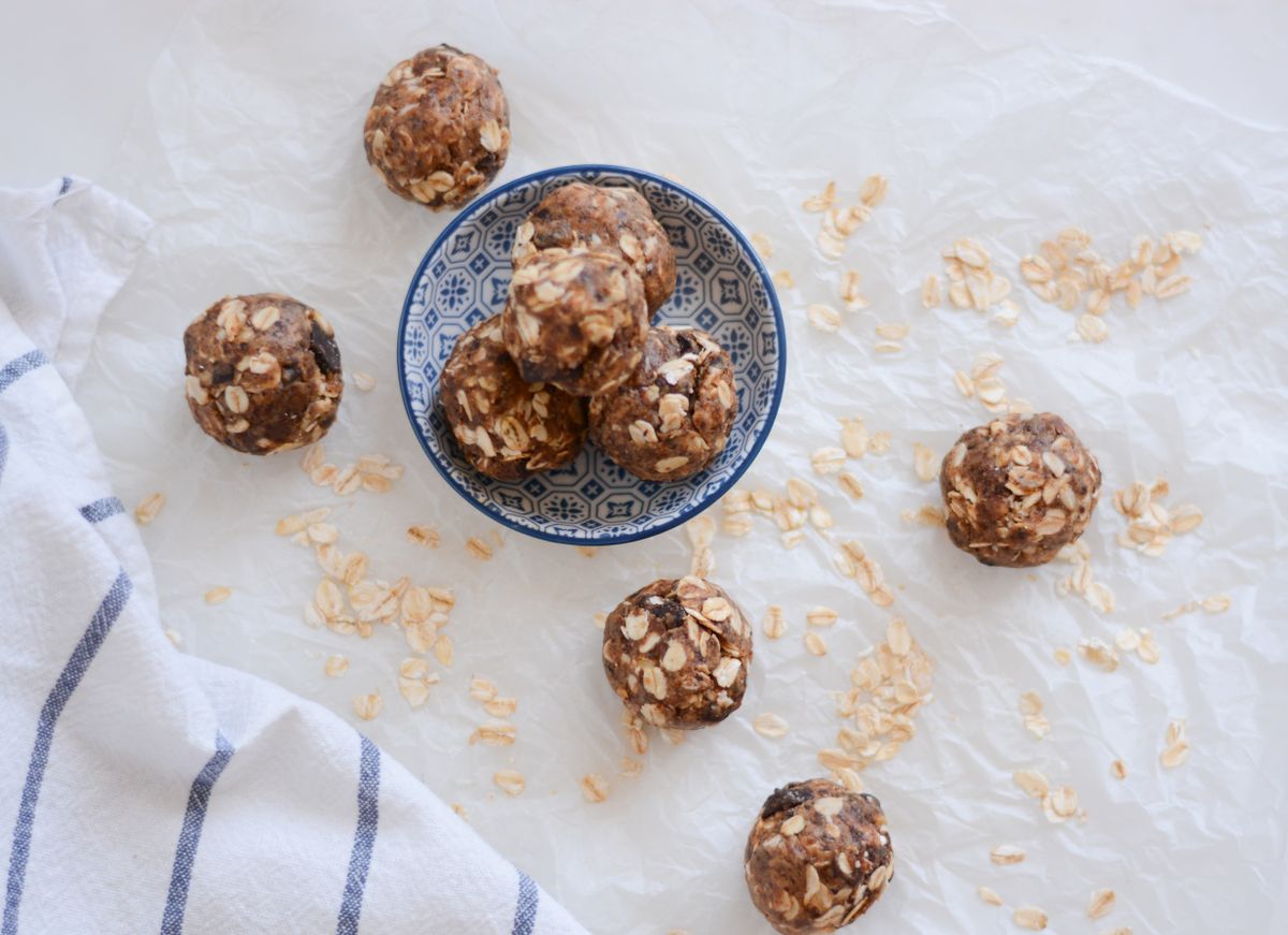 Big Ass Boo Bites — no-bake sweet potato peanut butter treats for big dogs